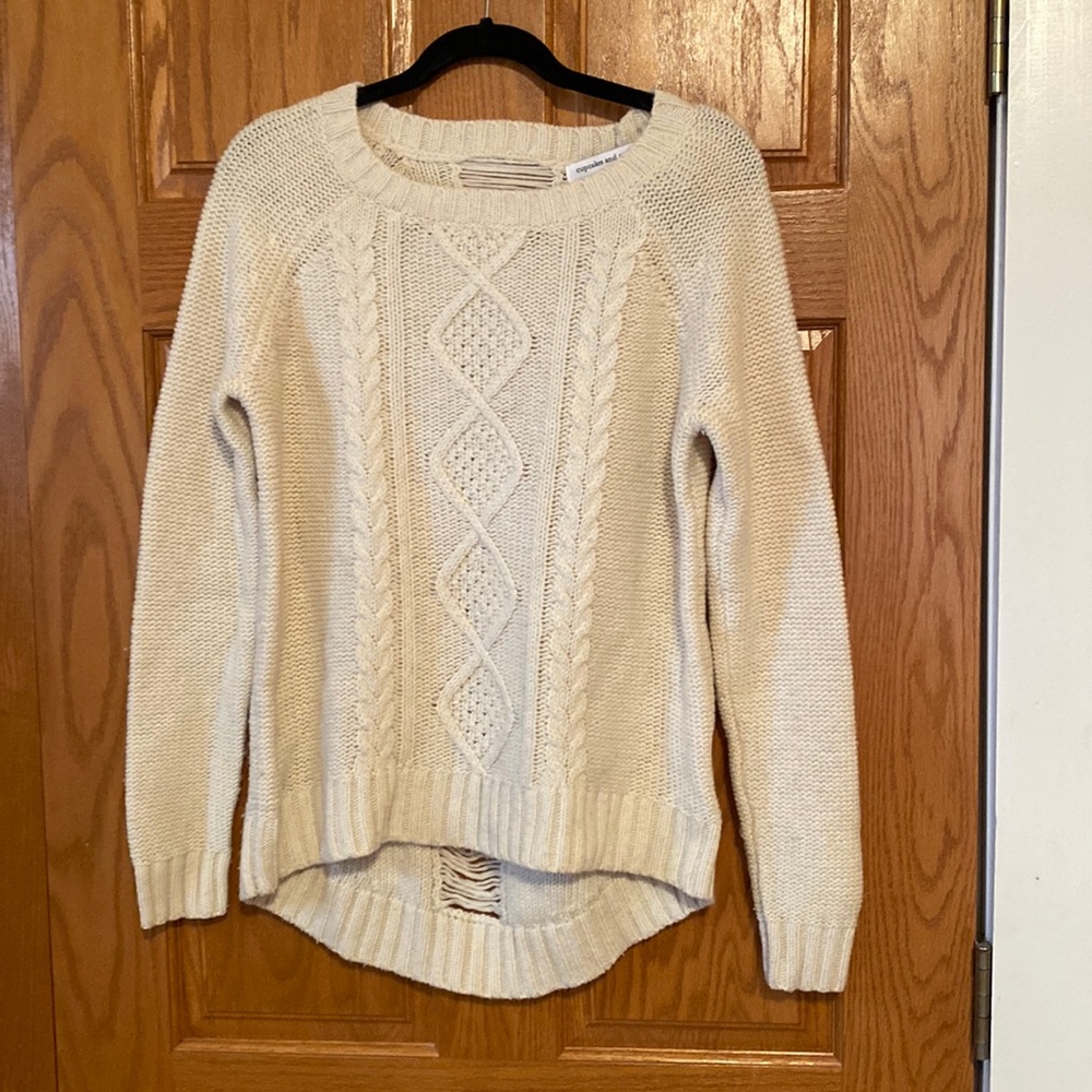 Cupcakes and cashmere sweater